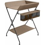 Table � langer taupe fer vidaxl