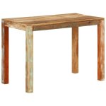 Vidaxl - table de salle � manger 110x55x76cm bois massif de r�cup�ration