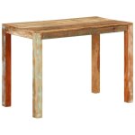 Vidaxl - table de salle � manger 110x55x76cm bois massif de r�cup�ration