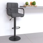 Vidaxl - tabouret de bar gris clair tissu
