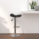 Vidaxl - tabouret de bar noir acier chrom� et cuir artificiel
