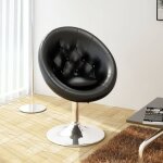 Vidaxl - tabouret de bar noir similicuir