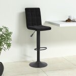 Vidaxl - tabouret de bar noir velours