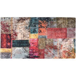 Vidaxl - tapis lavable antid�rapant patchwork 190x300 cm multicolore