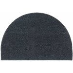 Tapis de porte gris fonc� demi - rond 40x60 cm vidaxl