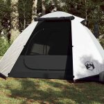 Vidaxl - tente de camping 2 personnes blanc 224x248x118 cm taffetas 185t