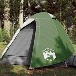 Vidaxl - tente de camping 2 personnes vert 254x135x112 cm taffetas 185t