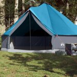 Tente familiale tipi 8 personnes bleu imperm�able
