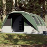 Vidaxl - tente familiale tunnel 7 personnes vert impermable