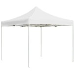 Vidaxl - tente de rception pliable aluminium 2 x 2 m blanc
