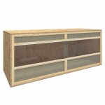 Vidaxl - terrarium bois d'ing�nierie 120x50x50 cm