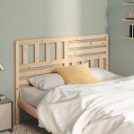 T�te de lit 166x4x100 cm bois massif de pin vidaxl