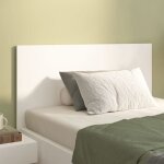 Tête de lit blanc 120x1, 5x80 cm bois d'ingénierie Tête de lit blanc 120x1, 5x80 cm bois d'ingénierie