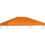 Vidaxl - toile sup�rieure de belv�d�re 310 g / m� 4 x 3 m orange