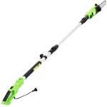 Vidaxl tron�onneuse �lectrique � perche t�lescopique 25 cm 710 w