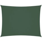 Voile de parasol tissu oxford rectangulaire 2x3 m vert fonc� vidaxl