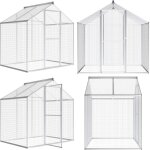 Volière d'extérieur aluminium 178 x 122 x 194 cm - voliere exterieure - voliére aluminium - cage à oiseaux ... Volière d'extérieur aluminium 178 x 122 x 194 cm - voliere exterieure - voliére aluminium - cage à oiseaux ...