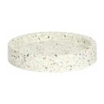 Vide - poche en ciment terrazzo 12m blanc Vide - poche en ciment terrazzo 12m blanc