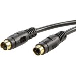 S - video vid�o c�ble de raccordement 3. 00 m noir - value