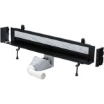Viega - advantix vario - caniveau de douche 30 - 120 cm, pour installation murale, noir 736552