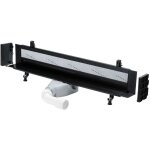 Viega advantix vario - caniveau de douche 30 - 120 cm, pour installation murale, noir 736736