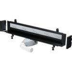 Viega advantix vario - caniveau de douche 30 - 120 cm, pour installation murale, noir 736736