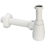 Viega - siphon pour bidet 5 / 4'x5 / 4'' en plastique blanc, mod�le n� 5555kpl