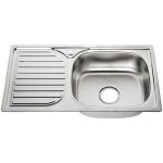 Melko - vier en acier inoxydable �vier encastr� �vier avec �gouttoir �vier de cuisine avec ensemble de ...