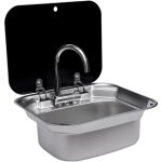 Vier de camping - car, lavabo de camping, kit de lavabo avec robinet et tuyaux pour camping - cars, petites ...