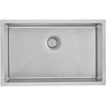 Vier cuisine 70x44x19cm vier 1 bac en acier inox 304 vier sous plan avec trop plein et ensemble de ...