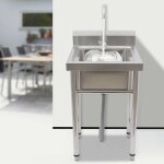 vier de cuisine bassin unique avec robinet  360 en acier inoxydable vier de cuisine vier de cuisine ...