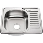 Melko - vier de cuisine �vier d'angle en acier inoxydable avec �gouttoir et siphon