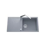 Ewi - vier granit gris nova 1 grand bac 1 gouttoir