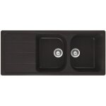 Vier granit noir schock formhaus 2 bacs 1 �gouttoir