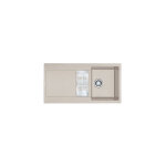 Franke - vier maris fraganit mrg 651 - caf crme (sous - meuble 60 cm) 970 x 500 mm - rversible