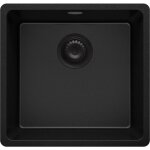 Primagran - evier sous plan 46x44cm, evier en granit 1 bac + kit de vidage, �vier au meuble 50cm - venise ...