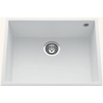 Luisina - vier sous - plan granit blanc quadrille 1 bac 540x440