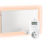 Viesta� chauffage mural infrarouge avec thermostat [incl. th12 thermostat] ? radiateur mural � infrarouge?chau ...