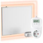 Chauffage mural infrarouge avec thermostat [tlcommande + contrle wifi] ? radiateur mural  infrarouge ...