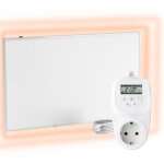 Viesta chauffage mural infrarouge avec thermostat [incl. th12 thermostat] ? radiateur mural  infrarouge?chau ...