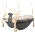 Viking choice - balan�oire pour berceau - 20 kg max - gris et beige