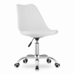 Viking choice - chaise de bureau alba - chaise pivotante à roulettes - réglable en hauteur - blanc Viking choice - chaise de bureau alba - chaise pivotante à roulettes - réglable en hauteur - blanc