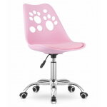 Viking choice - chaise de bureau enfant print - r�glable en hauteur - rose