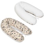 Viking choice - coussin d'allaitement - coussin de grossesse - 100% coton - avec ficelles - 145 cm - ...