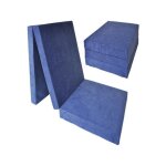 Viking choice - matelas invit� bleu marine - matelas pliable - 195x80x15 cm - matelas de camping