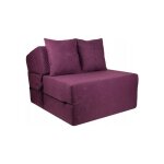 Matelas invit� de luxe - violet - matelas de camping - matelas de voyage - matelas pliable - 200 x 70 ...