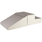 Viking choice - mini toboggan en mousse - hauteur 25 cm - cr�me