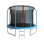 Viking choice - trampoline - 244 cm - avec filet de s�curit� et �chelle - jusqu'� 110 kg