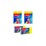 Pack vileda 6 chiffons microfibres ultrafresh et 6 �ponges avec grattoir