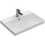 Villeroy&boch - avento - meuble lavabo 60x47 cm, avec trop - plein, trou de robinetterie, ceramicplus, ...